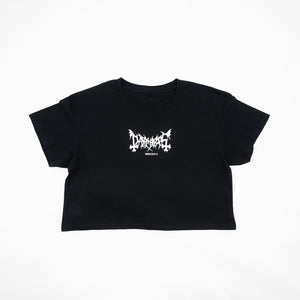 DAC MYSTIC CROPPED T-SHIRT - Black